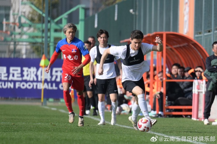  熱身賽：奧斯卡、楊一虎破門，馬鎮撲點，云南玉昆1-1平梅州客家